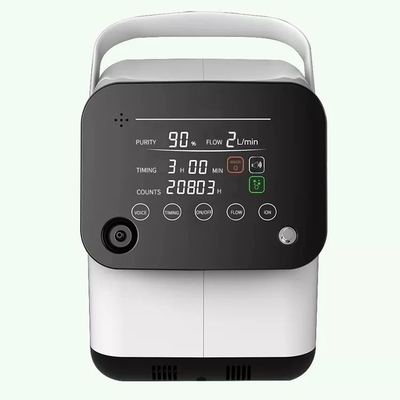 携帯用小型O2コンセントレイターの流れは調節することができる